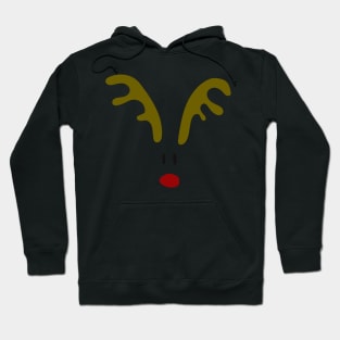 Christmas Red-Nose Reindeer Hoodie